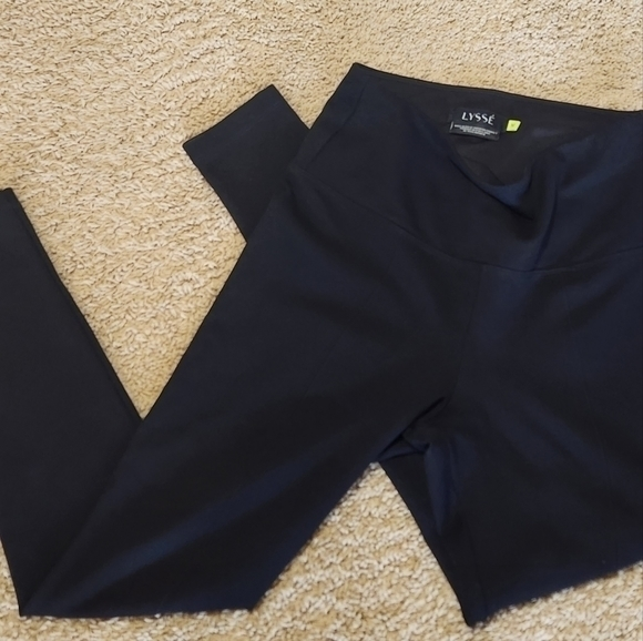 LYSSE Black Leggings Medium Made In The‎ USA Workout Outing Yoga High Waisted - Picture 1 of 4